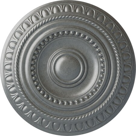 Artis Ceiling Medallion (Fits Canopies Up To 6 7/8), Hand-Painted Platinum, 15 3/4OD X 1 3/8P